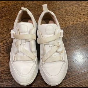 Chloe white sneakers size 39